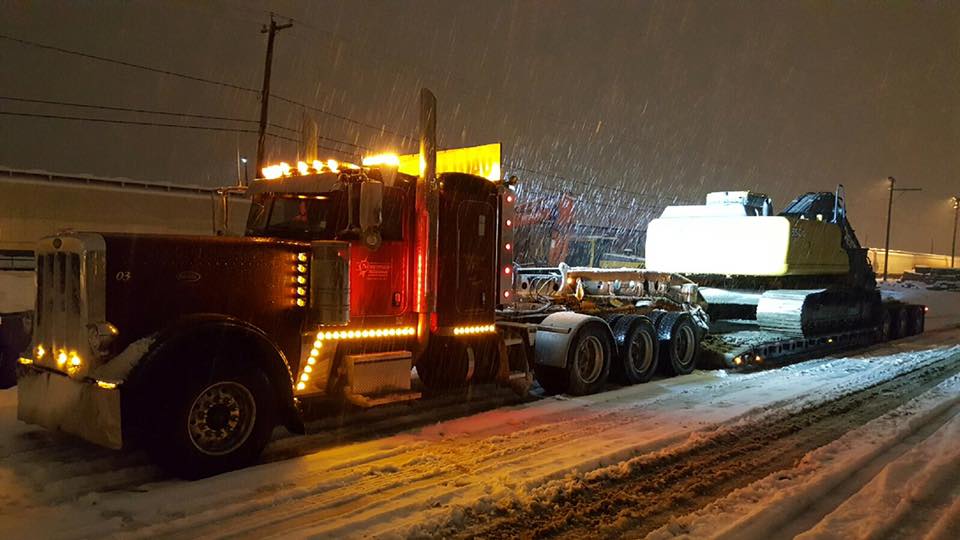 Northside Transport Equipped for All Weather Heavy Haul