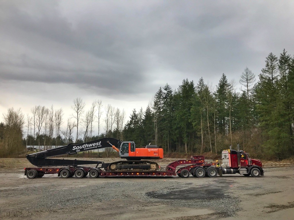 Zaxis 450 Long Reach Lowbed Lower Mainland